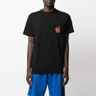 SS21 Col rond, Shorts, coupe ample, noir
