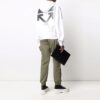SS21 Flèche dégradée, coupe ample, blanc