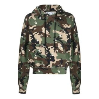 SS21 Imprimé camouflage intégral Coupe ample Vert