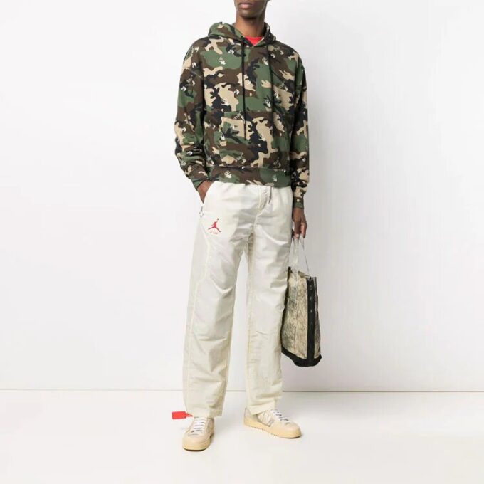 SS21 Imprimé camouflage intégral Coupe ample Vert