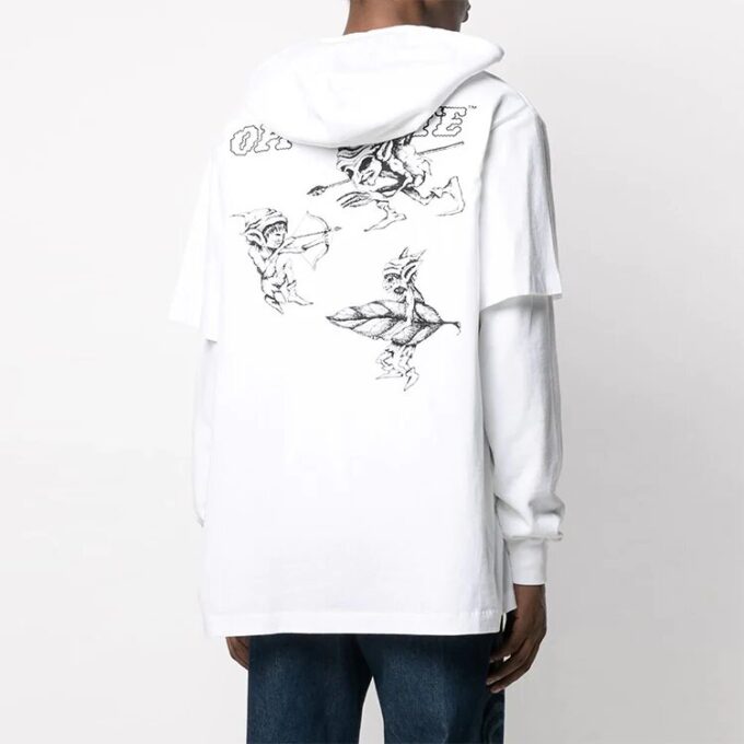 SS21 Imprimé casual blanc