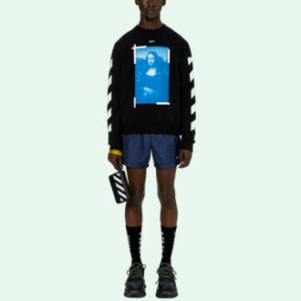 SS21 Imprimé Col rond Noir