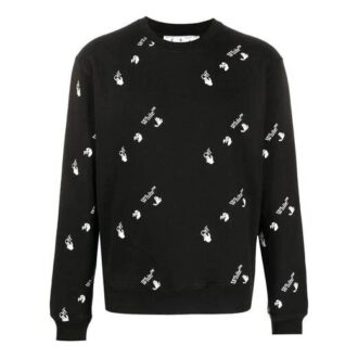 SS21 Imprimé Coupe ajustée Col rond Noir