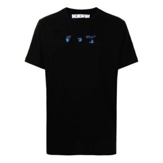 SS21 Imprimé Logo, manches courtes, coupe ample, noir