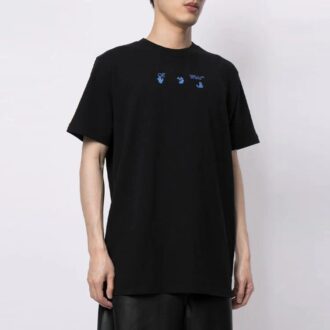 SS21 Imprimé Logo, manches courtes, coupe ample, noir