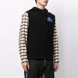 SS21 Imprimé logo Sans manches Noir