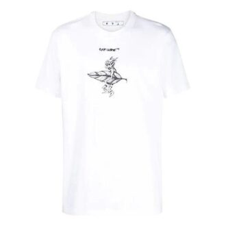 SS21 Imprimé logo, Shorts, blanc