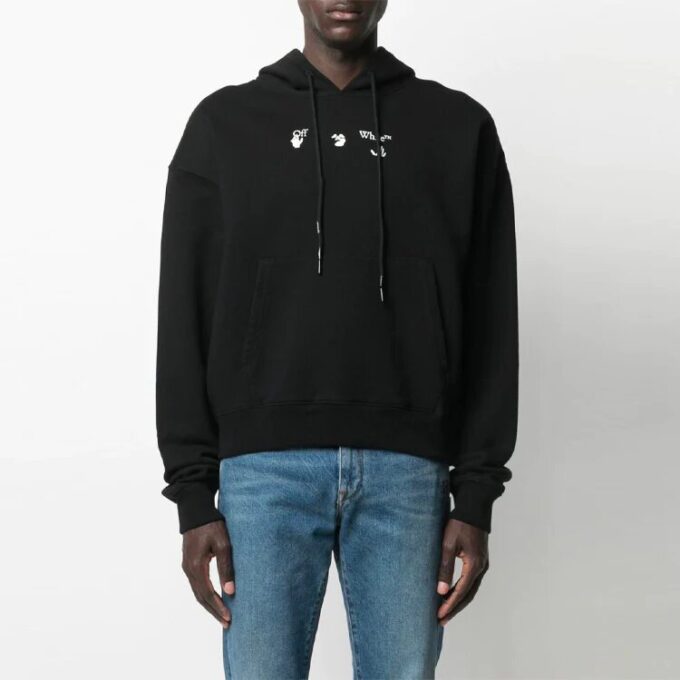 SS21 Imprimé à motifs, coupe ample, noir