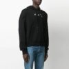 SS21 Imprimé à motifs, coupe ample, noir