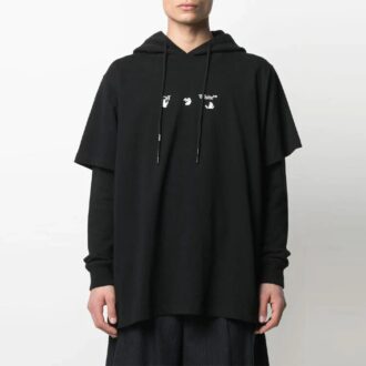 SS21 Logo Arrows Pattern Printing Version standard Noir