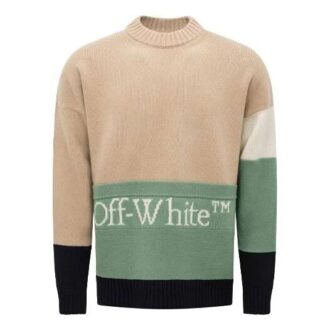 SS21 Logo color block, col rond, manches longues, color block