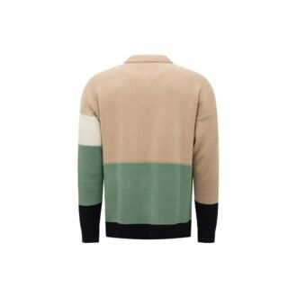 SS21 Logo color block, col rond, manches longues, color block