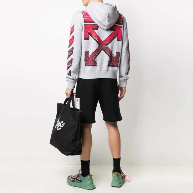 SS21 Logo imprimé, cordon de serrage, gris