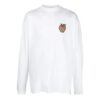 SS21 Motif animal Manches longues Coupe ample Blanc