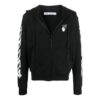 SS21 Motif Arrows, coupe ample, noir