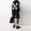 SS21 Motif Arrows, coupe ample, noir