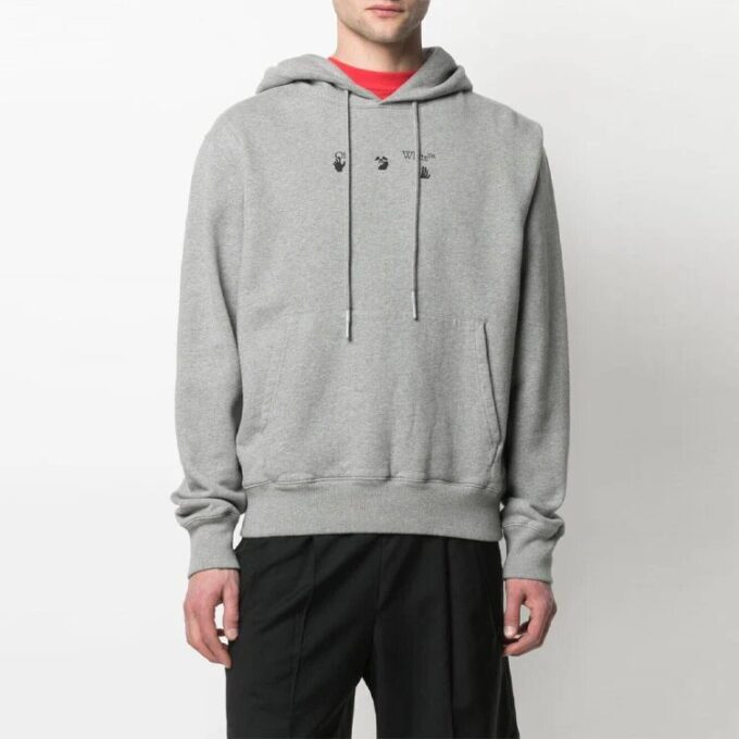 SS21 Motif Arrows Imprimé Coupe ample Gris