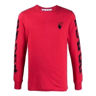 SS21 Motif géométrique, manches longues, coupe ajustée, rouge