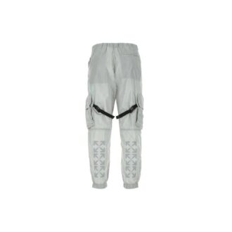 SS21 Pantalon cargo décontracté à poches multiples Gris