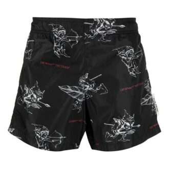 SS21 Pantalon imprimé Noir