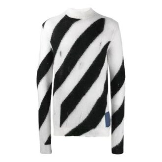 SS21 Rayures Col montant Noir Blanc