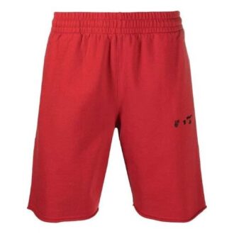 SS21 Short de sport avec logo, version rouge