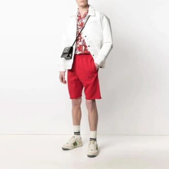SS21 Short de sport avec logo, version rouge