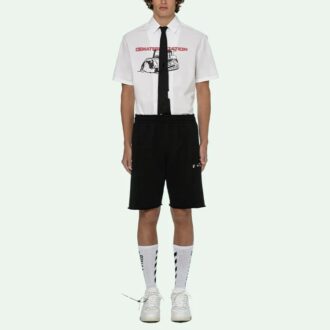 SS21 Short de sport à logo Noir