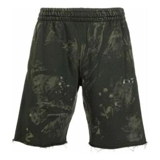 SS21 Short de sport mi-long à motif logo, version verte