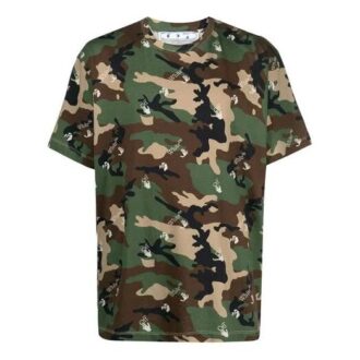 SS21 T-shirt ample à manches courtes et motif camouflage confortable