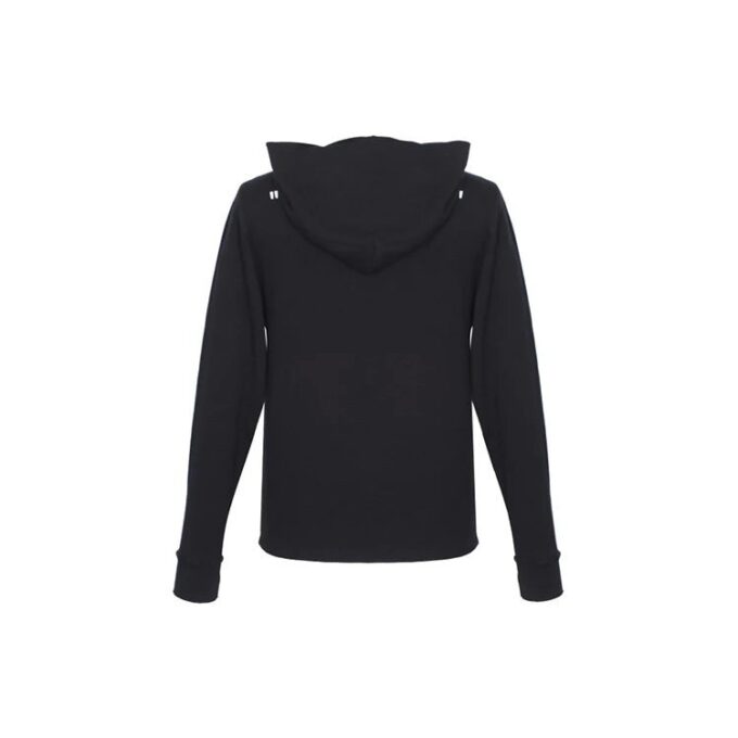 SS21 T-shirt en coton avec logo brodé, version standard, noir