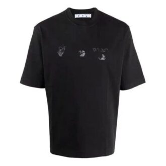 SS21 T-shirt Shorts avec logo « Hands », version standard, noir