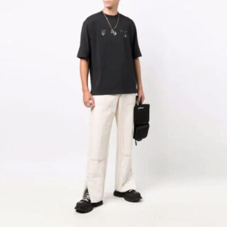 SS21 T-shirt Shorts avec logo « Hands », version standard, noir