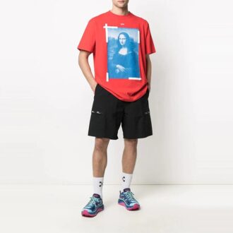 SS21 Version à manches courtes avec imprimé Rouge