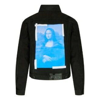 SS21 Veste en Denim Mona Lisa, noire