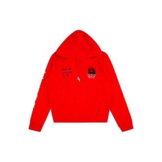 SS21 x MCA Pull à imprimé croisé Mona Lisa Rouge