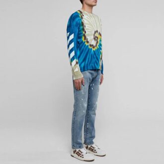 SS22 Motif tie-dye, manches longues, version standard, multicolore