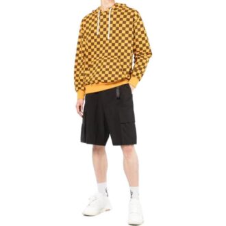SS22 Short décontracté à ceinture unie noir