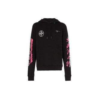 Stencil Arrow Hooded Sweat-shirt « Noir »