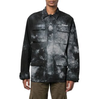 Surchemise Arrow Tie Dye « Noir »