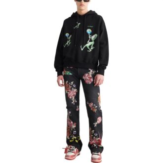 Sweat à capuche Alien Arrow Skate « Noir »