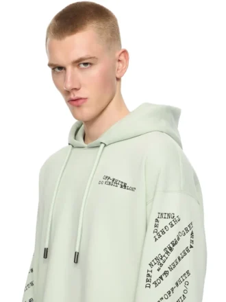 Sweat à capuche ample Type Arrow Diagonal