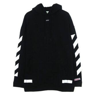 Sweat à capuche Arrows Over « Noir Blanc »