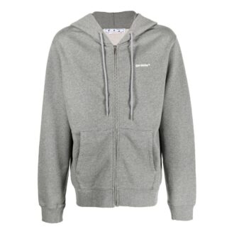 Sweat à capuche avec cordon de serrage et imprimé graphique « Gris »