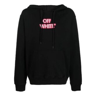 Sweat à capuche avec logo imprimé « Noir »