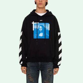 Sweat à capuche Blue Monalisa « Black »