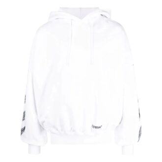 Sweat à capuche brodé « Blanc »