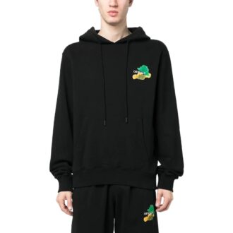 Sweat à capuche Brush Arrows Slim Skate « Black Multi-Color »