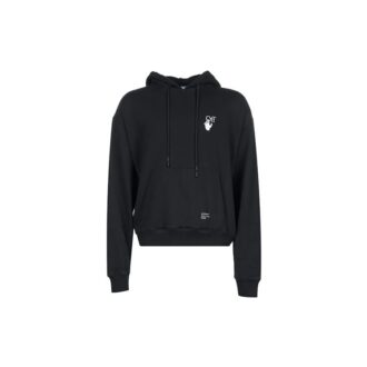 Sweat à capuche Caravaggio Arrow Over « Noir/Blanc »