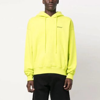 Sweat à capuche Caravaggio Arrows « Lime »
